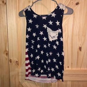 4th of July Sleeveless tank top
